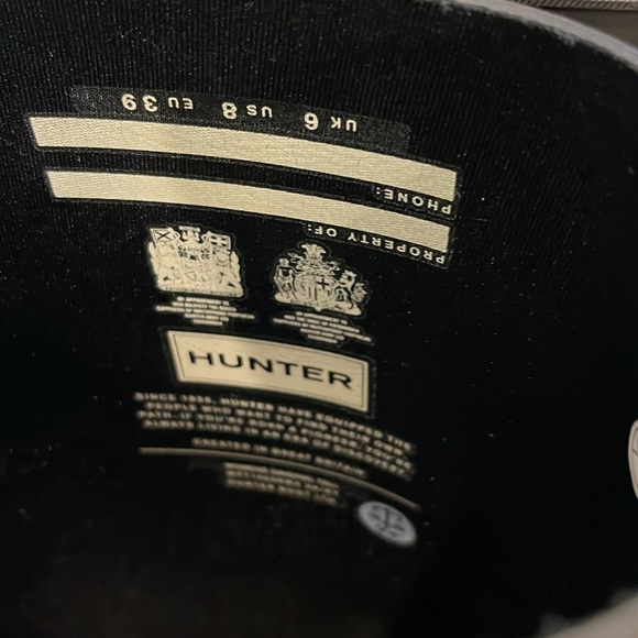 Women’s Hunter Wellington Rain Boots Original - Picture 5 of 6